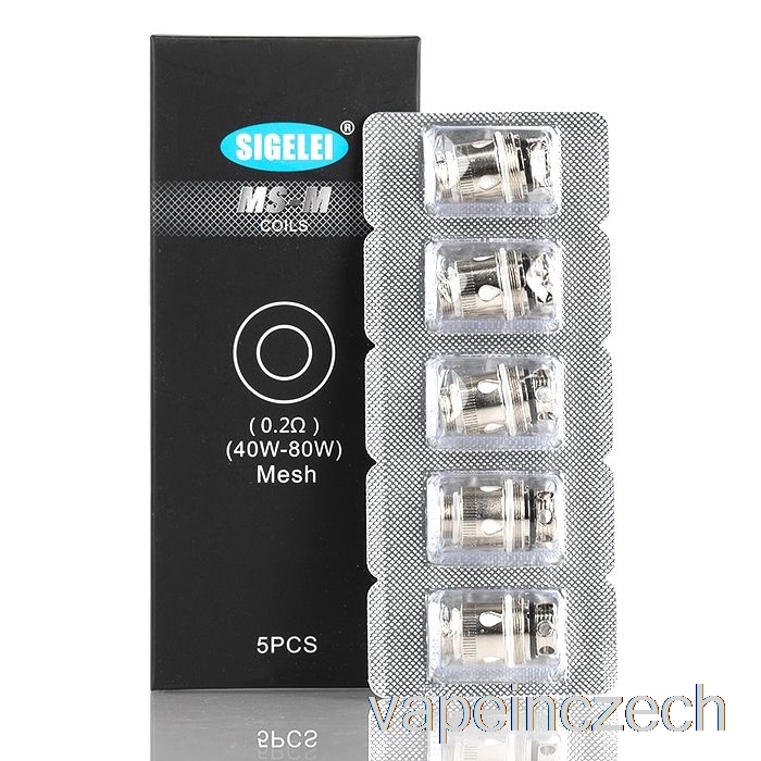 Sigelei Ms Náhradní Cívky 0,2ohm Ms-m Mesh Coils Vape Pero